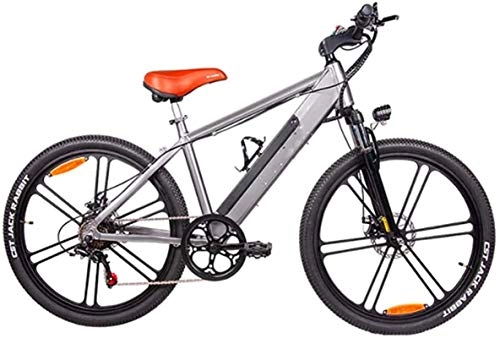 Electric Mountain Bike : Electric Bike Electric Mountain Bike Electric Snow Bike, 26 inch Electric Bikes Bicycle, Boost Mountain Bike Double Disc Brake LCD display 48V Lithium battery Adult Cycling Sports Outdoor Lithium Batte