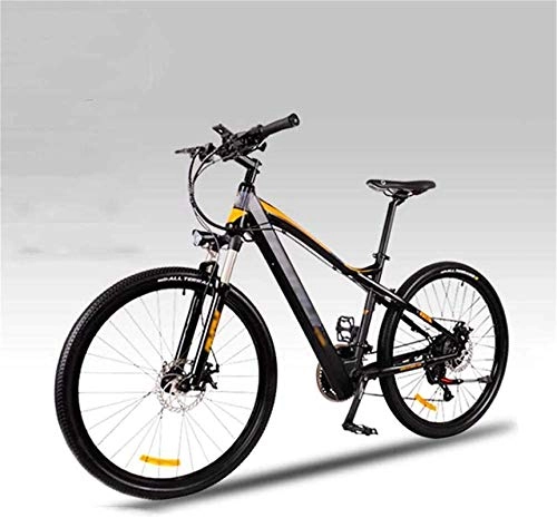 Electric Mountain Bike : Electric Bike Electric Mountain Bike Electric Snow Bike, 27.5inch Mountain Electric Bikes, LED instrument damping front fork Bicycle Adult Aluminum alloy Bike Sports Outdoor Lithium Battery Beach Crui