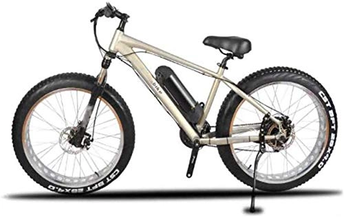 Electric Mountain Bike : Electric Bike Electric Mountain Bike Electric Snow Bike, Electric Bikes Bicycle, 26 inch Wheel diameter 350W Adult Bikes 21 speed Sports Outdoor Cycling Lithium Battery Beach Cruiser for Adults Mounta