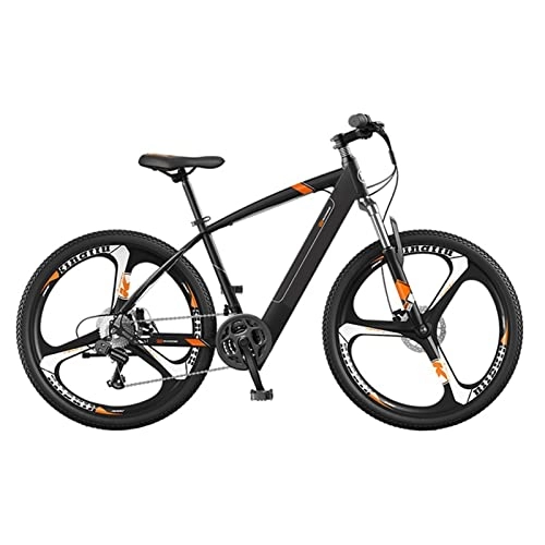 Electric Mountain Bike : Electric Bike for Adults 250W Motor 26 Inch Tire Electric Mountain Bicycle 21 Speed 36V 13Ah Removable Lithium Battery E-Bike (Color : Black, Number of speeds : 21)