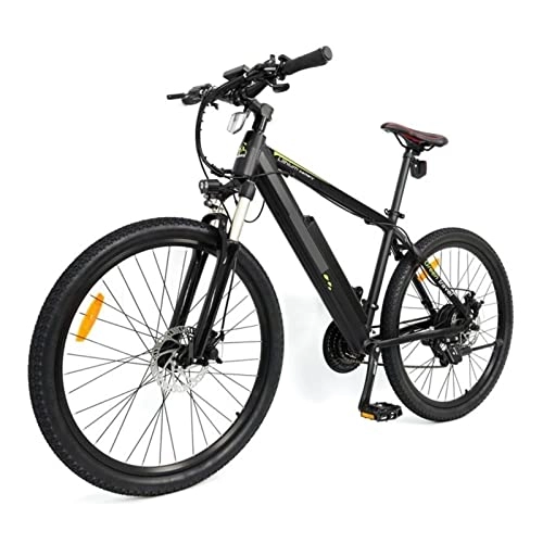 Electric Mountain Bike : Electric Bike for Adults 500W Motor Electric Mountain Bike 27.5" Tire 35km / H 48V Removable Lithium Battery Electric Bike (Color : Black)