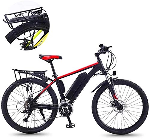 Electric Mountain Bike : Electric Bikes, Electric Bike for Adult 26'' Mountain Electric Bicycle Ebike Aluminum Alloy 36v Removable Lithium Battery 250w Powerful Motor 27 Speed Portable Bicycle Suitable for Outdoor Fitness , E-