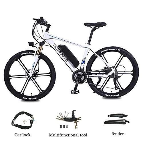 Electric Mountain Bike : Electric Mountain Bike, 36v / 13ah Power-grade Lithium Battery-Hybrid Endurance Mileage Of Up To 90km-26-inch Electric Bicycle-Aluminum Frame -3 Riding Modes
