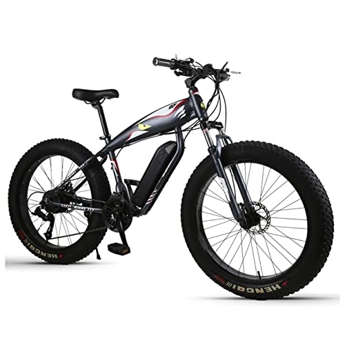 Electric Mountain Bike : Electric oven Mountain Bikes for Adults 43 MPH 26 inch Bicycle, 1500W Ebike with 48V21Ah Removable Lithium Battery Moped Cycle, Full Suspension E-MTB 21-Speed Gears (Color : 48V 1500W)