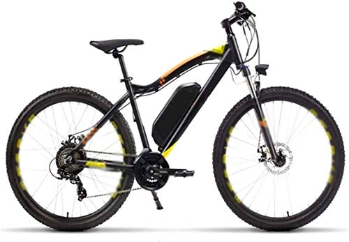 Electric Mountain Bike : Electric Snow Bike, 27.5 inch Electric Bikes Bicycle, 400W 48V 13A Removable Lithium Mountain Bike Adult Bikes 21Speed Lithium Battery Beach Cruiser for Adults