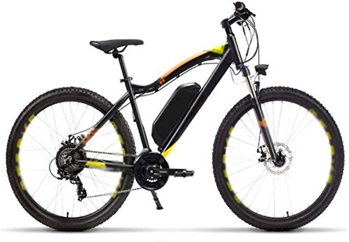 Electric Mountain Bike : Erik Xian Electric Bike Electric Mountain Bike 27.5 inch Electric Bikes Bicycle, 400W 48V 13A Removable Lithium Mountain Bike Adult Bikes 21Speed for the jungle trails, the snow, the beach, the hi