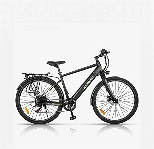 Electric Mountain Bike : Fangfang Electric Bikes, Adult Electric Mountain Bike, 36V Lithium Battery Aluminum Alloy Retro 6 Speed Electric Commuter Bicycle, With Multifunction LCD Display, E-Bike (Color : B, Size : 14AH)