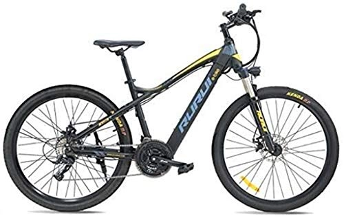 Electric Mountain Bike : Fangfang Electric Bikes, Adult ForElectric Bikes, Aluminum Alloy Ebikes Bicycles all Terrain, 27.5" 48V 17Ah Removable Lithium-Ion Battery Mountain Ebike For Mens, E-Bike (Color : Blue)