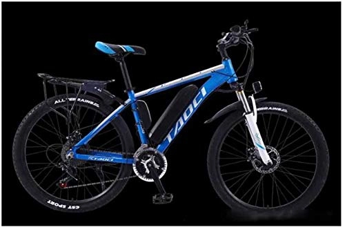 Electric Mountain Bike : Fangfang Electric Bikes, Electric Bicycle Lithium Battery Assisted Cross-Country Mountain Bike Adult Aluminum Alloy Variable Speed Bicycle, E-Bike (Color : 2, Size : 36V13AH)