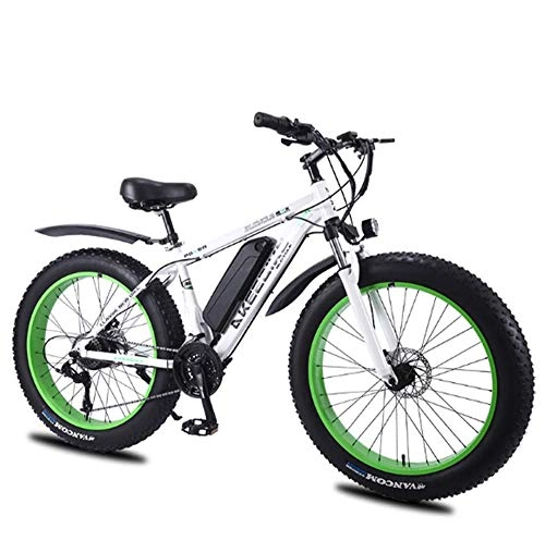 Electric Mountain Bike : FZC-YM 26 inch e-bike electric bike with 8 Ah lithium battery, mountain bike 27-speed snowmobile 350W motor electric bike 4.0 electric vehicle with lithium battery B