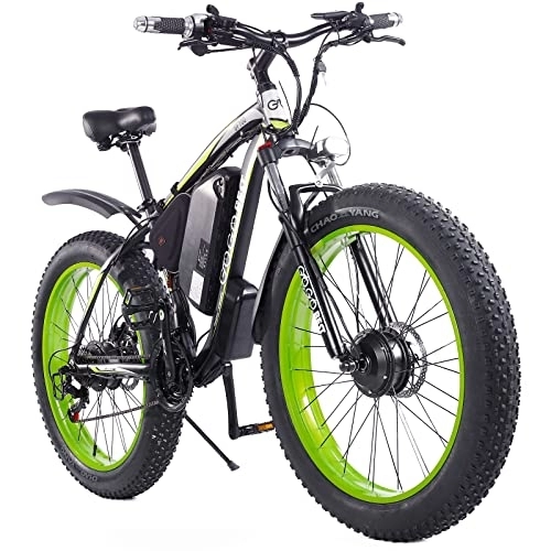 Electric Mountain Bike : GOGOBEST Fat Tire Electric Bike GF700, 17.5AH 26" Electric Mountain Bike Dirt Ebike for Adults Shimano 7-Speed 3 Riding Modes