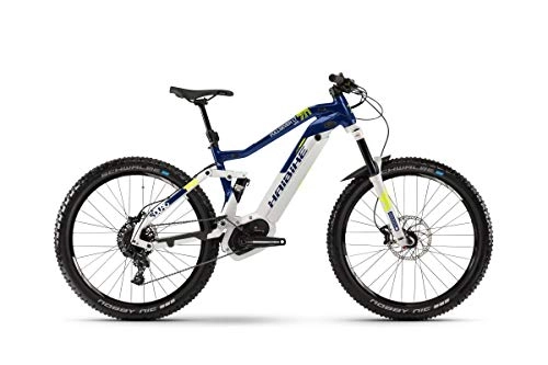 Electric Mountain Bike : HAIBIKE Sduro Fullseven Life LT 7.0 500Wh Bosch 11v Gray / Blue Size 49 2019 (eMTB all Mountain)