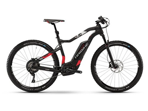 Electric Mountain Bike : HAIBIKE sduro hardseven Carbon 9.0500WH 11V. XT 18HB bcxp Carbon / Red / Silver T. L