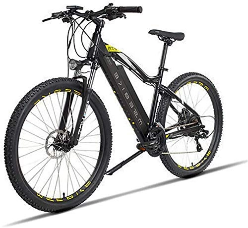 Electric Mountain Bike : HCMNME Electric Bikes for Adult 27.5 Inch 48V Mountain Electric Bikes for Adult 400W Urban Commuting Electric Bicycle Removable Lithium Battery, 21-Speed Gear Shifts Ebike for Mens