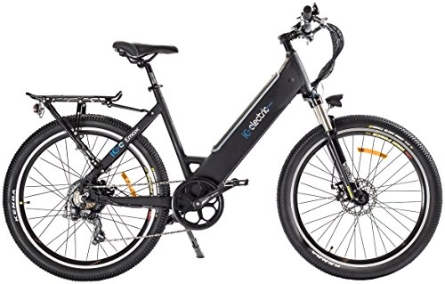 Electric Mountain Bike : IC Electric eMAX Electric Bicycle, Black, One size