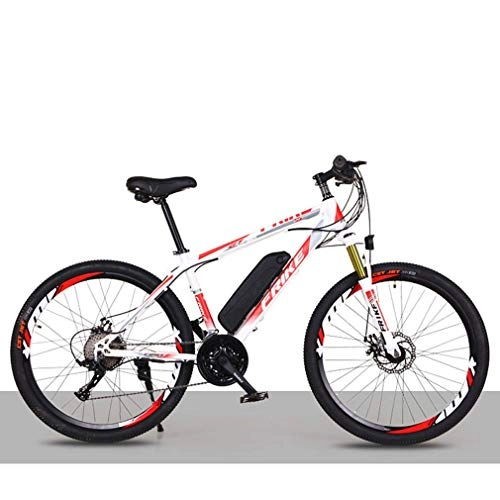 Electric Mountain Bike : JZZJ Electric Bikes 26'' Mountain Bike, Bicycle All Terrain with Removable Large Capacity Lithium-Ion Battery (36V 8AH 250W)