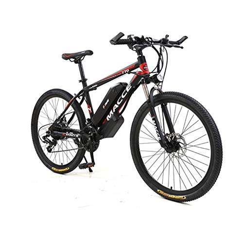 Electric Mountain Bike : KT Mall 26" Electric Mountain Bike With36v 8AH 250W Lithium-Ion Battery Dual Disc Brakes for Mens Outdoor Cycling Travel Work Out And Commuting