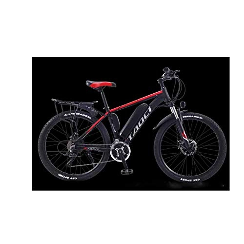 Electric Mountain Bike : KT Mall Electric Bicycle Lithium Battery Assisted Cross-Country Mountain Bike Adult Aluminum Alloy Variable Speed Bicycle, 1, 36V8AH