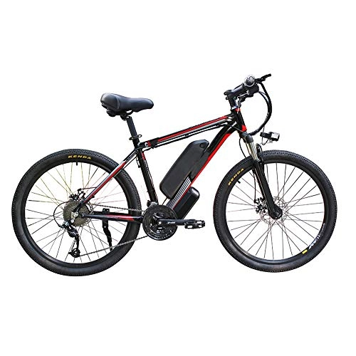 Electric Mountain Bike : KT Mall Electric Bikes for Adult 1000w 26-inch Electric Mountain Bike, with Removable 48v and 13ah Battery 21-speed Gear Change for Outdoor Cycling Travel Work out, Gray