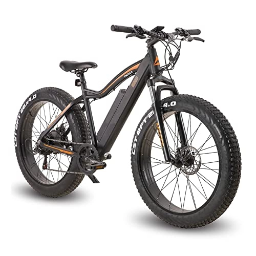 Electric Mountain Bike : LDGS ebike 26" Fat tire Electric Mountain Bike with 500W Motor, Removable 48V Battery, 7 Speed Gears, 5-speed LCD Display, 20MPH Electric Bike for Adults (Number of speeds : 7, Size : 26 Inch)