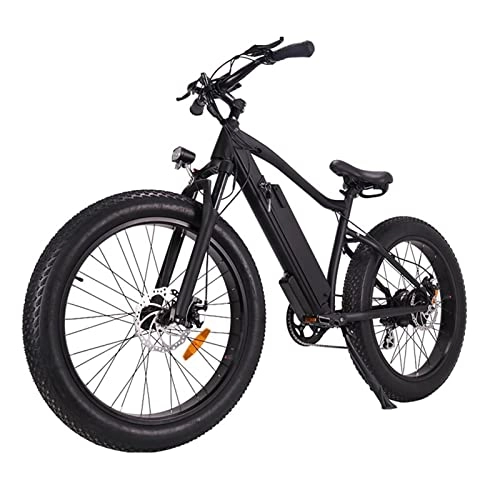 Electric Mountain Bike : LDGS ebike Electric Bike for Adults 26" Fat Tire 750W Mountain Electric Bicycle Shock Absorption E-Bike 48V 13Ah Removable Lithium Battery