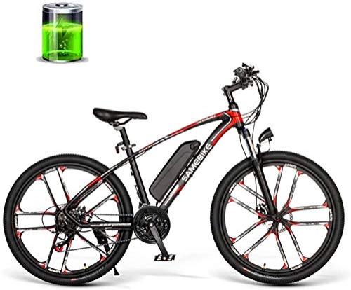 Electric Mountain Bike : Leifeng Tower High-speed 26 inch mountain cross country electric bike 350W 48V 8AH electric 30km / h high speed suitable for male and female adults