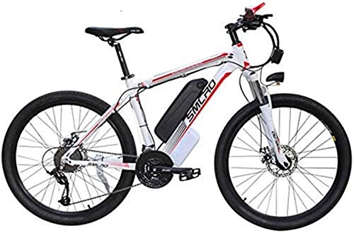 Electric Mountain Bike : Leifeng Tower High-speed Electric Mountain Bike for Adults with 36V 13AH Lithium-Ion Battery E-Bike with LED Headlights 21 Speed 26'' Tire