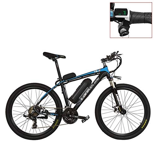 Electric Mountain Bike : LUO Electric Bike 36V 240W Strong Pedal Assist Electric Bike, High Quality &Amp; Fashion MTB Electric Mountain Bike, Adopt Suspension Fork, 36V / 10.4Ah