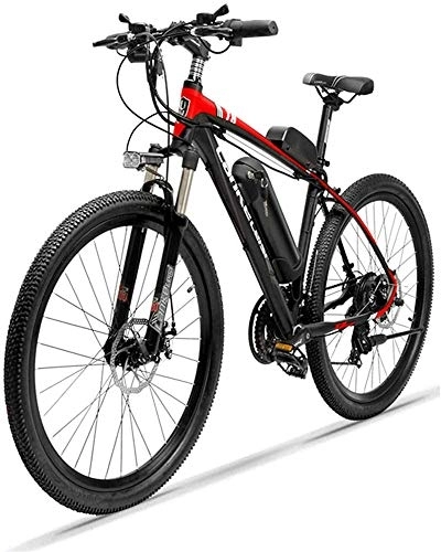 Electric Mountain Bike : Luxury Electric bikes, 26'' Electric Bicycle for Adults, Electric Mountain Bike 250W 36V 10Ah Removable Large Capacity Lithium-Ion Battery 21 Speed Gear Double Disc Brake