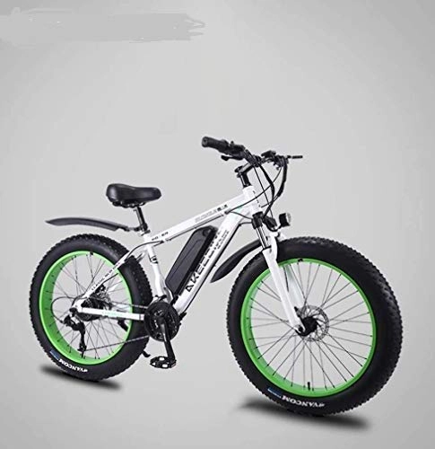 Electric Mountain Bike : MJL Beach Snow Bicycle, Adult Mountain Bike, Removable 36V 10Ah, 350W Beach Snow Bikes, Aluminum Alloy Off-Road Bicycle, 26 inch Wheels, B, 21 Speed, B, 21 Speed