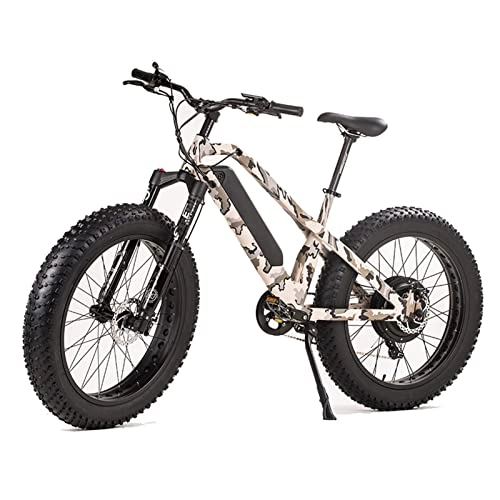 Electric Mountain Bike : Mountain Electric Bike 1000W for Adults E Bike 26 * 4.5 Inch Snow Fat Tire Electric Bicycle Wheel 48V 10Ah Lithium Battery E-Bike (Color : 48V1000W)