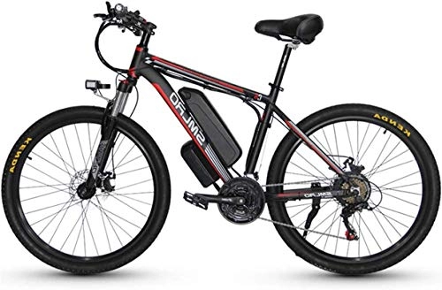 Electric Mountain Bike : MQJ Ebikes 350W Electric Bike Adult Electric Mountain Bike, 26" Electric Bicycle with Removable 10Ah / 15Ah Lithium-Ion Battery, Professional 27 Speed Gears, 15Ah, 15Ah