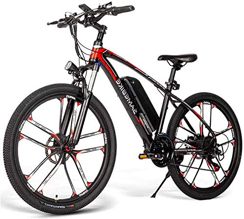 Electric Mountain Bike : MQJ Ebikes Sm26 Electric Mountain Bike for Adults, 350W 21 Speed Ebike 48V 8Ah Lithium-Ion Battery 3 Working Modes, 26" City Bike Bicycles for Men Women