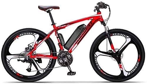 Electric Mountain Bike : MU Adult Electric Mountain Bike, 36V Lithium Battery, Aerospace Aluminum Alloy 27 Speed Electric Bicycle 26 inch Wheels, B, 40Km