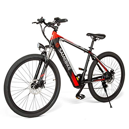 Electric Mountain Bike : N&F SH26 Electric Bikes for Adult, high carbon steel Electric Mountain Bike All Terrain, 26" 36V 250W 8Ah Removable Lithium-Ion Battery (Black)