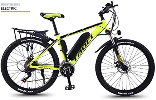 Electric Mountain Bike : PARTAS Electric Bikes For Adult, Magnesium Alloy Shimano 21 Speed 26 Inch Electric Road Bike LEC LCD Screen 36v 350w Brushless Motor 8 / 10 / 13A Removable Lithium Ion Battery Suitable For Men And Women