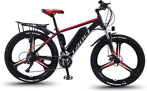 Electric Mountain Bike : PARTAS Travel Convenience A Healthy Trip Adult Electric Bicycle Aluminum Alloy 26" 36V 350W 13Ah Detachable Lithium Ion Battery Bicycle Ebike Smart Mountain Ebike (Size : 13AH)