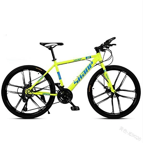 Electric Mountain Bike : peipei 26inch Electric Bicycle Aluminum Folding Electric Bike 1000W Powerful Motor 48V 20Ah Battery Mountain E Bike City Bike-Yellow_21