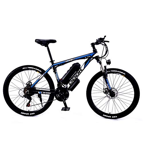 Electric Mountain Bike : QDWRF Electric Mountain Bike, 250W 26'' Electric Bicycle with Removable 36V 8AH Lithium-Ion Battery for Adults, 5 Speed Shifter