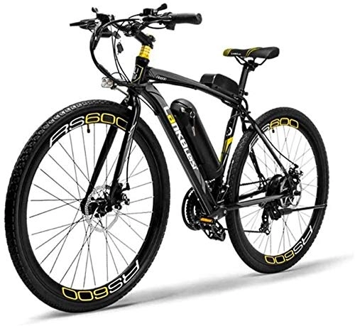 Electric Mountain Bike : RDJM Ebikes, Adult 26 Inch Electric Mountain Bike, 300W36V Removable Lithium Battery Electric Bicycle, 21 Speed, With LCD Display Instrument (Color : C, Size : 10AH)