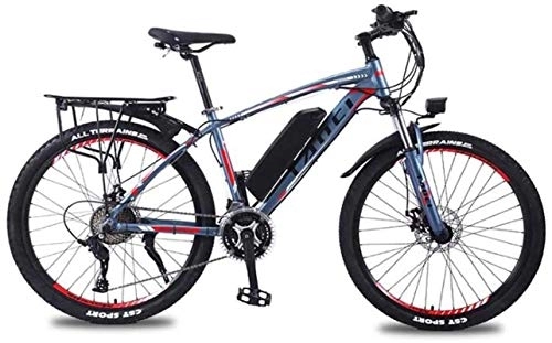 Electric Mountain Bike : RDJM Ebikes, Adult 26 Inch Electric Mountain Bike, 350W / 36V Lithium Battery, High-Strength Aluminum Alloy 27 Speed Variable Speed Electric Bicycle (Color : A, Size : 30KM)