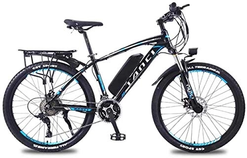 Electric Mountain Bike : RDJM Ebikes, Adult 26 Inch Electric Mountain Bike, 350W / 36V Lithium Battery, High-Strength Aluminum Alloy 27 Speed Variable Speed Electric Bicycle (Color : C, Size : 30KM)