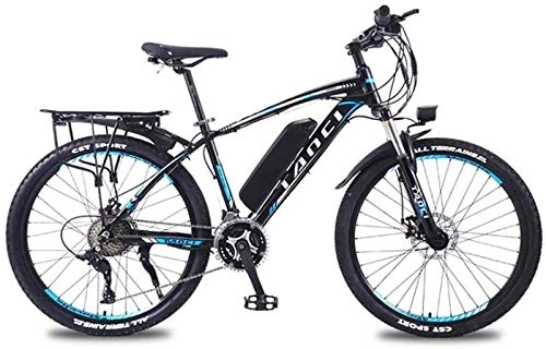 Electric Mountain Bike : RDJM Ebikes, Adult 26 Inch Electric Mountain Bike, 350W / 36V Lithium Battery, High-Strength Aluminum Alloy 27 Speed Variable Speed Electric Bicycle (Color : C, Size : 40KM)