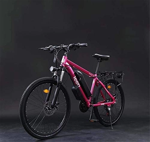 Electric Mountain Bike : RDJM Ebikes, Adult 26 Inch Electric Mountain Bike, 36V Lithium Battery Aluminum Alloy Electric Bicycle, LCD Display Anti-Theft Device (Color : E, Size : 8AH)