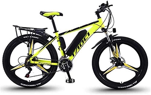 Electric Mountain Bike : RDJM Ebikes, Adult Electric Mountain Bikes, 36V Lithium Battery Aluminum Alloy, Multi-Function LCD Display 26 Inch Electric Bicycle, 30 Speed (Color : C, Size : 10AH)
