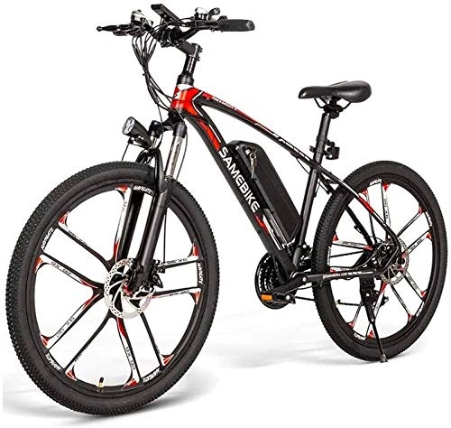 Electric Mountain Bike : RDJM Ebikes, Electric Mountain Bike 26" 48V 350W 8Ah Removable Lithium-Ion Battery Electric Bikes for Adult Disc Brakes Load Capacity 100 Kg