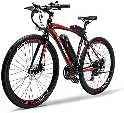 Electric Mountain Bike : RDJM Electric Bike, Adult 26 Inch Electric Mountain Bike, 300W36V Removable Lithium Battery Electric Bicycle, 21 Speed, With LCD Display Instrument (Color : B, Size : 10AH)