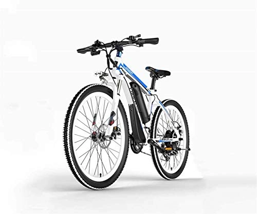 Electric Mountain Bike : RDJM Electric Bike Adult 26 Inch Electric Mountain Bike, 36V-48V Lithium Battery Aluminum Alloy Electric Assisted Bicycle (Color : A, Size : 36V)