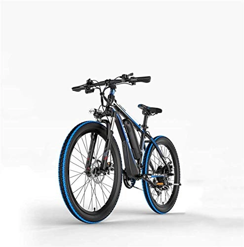 Electric Mountain Bike : RDJM Electric Bike Adult 26 Inch Electric Mountain Bike, 36V-48V Lithium Battery Aluminum Alloy Electric Assisted Bicycle (Color : C, Size : 48V)