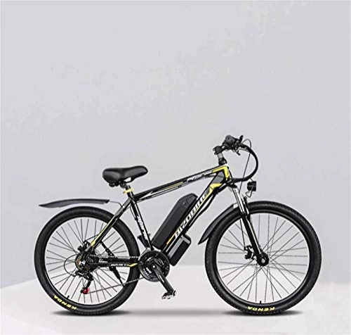 Electric Mountain Bike : RDJM Electric Bike Adult 26 Inch Electric Mountain Bike, 48V Lithium Battery Aluminum Alloy Electric Bicycle, 27 Speed With LCD Display / Oil Brake (Size : 14AH)